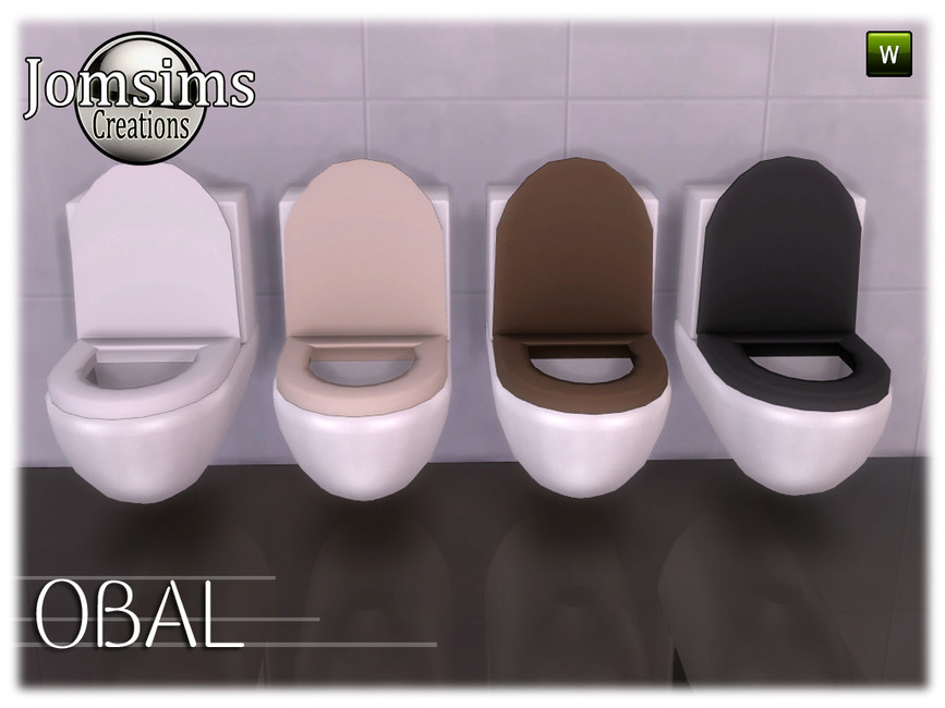 The Sims Resource obal bathroom toilet