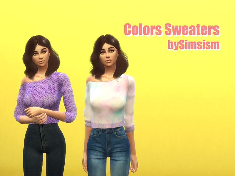 The Sims Resource - Recolor Sweater by Simsism (NEEDS PARENTHOOD)