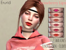 Sims 4 — Strawberry Lips by Erurid — Simple lip color for your Sims 7 Different Swatches For Female Teen - Elder Can be