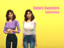 Sims 4 — Recolor Sweater by Simsism (NEEDS PARENTHOOD) by simsism — This is my first recolour. Sweater with 4 swatches.