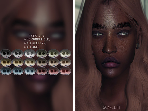 Sims 4 — Eyes #04 by Scarlett-content — - HQ compatible; - all genders; - all ages. 