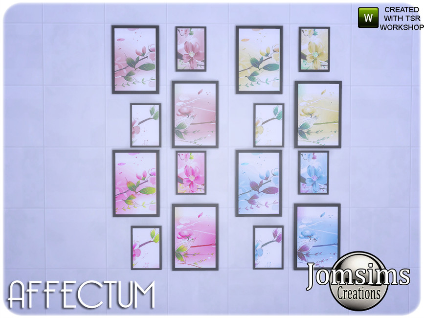 The Sims Resource affectum wall paintings