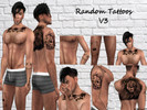 Sims 4 — SoulEvans997RandomTattoos_Set_V3 by SoulEvans997 — A set of random tattoos for your sims :)