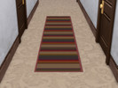 Sims 4 — Doctor Who Rug by MommaWho — Base Game Compatible. This rug is based on The Doctors Scarf