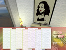 Sims 4 — Collection [Soft paper] part.3 by parktina — The third part of the [Soft paper] collection. Here wallpapers in