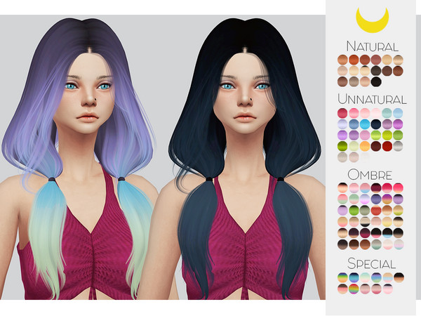 Sims 4 — Hair Retexture 27 - Leahlillith Ignition - Mesh needed by Kalewa-a — -Comes in 90 swatches -Custom Thumbnail