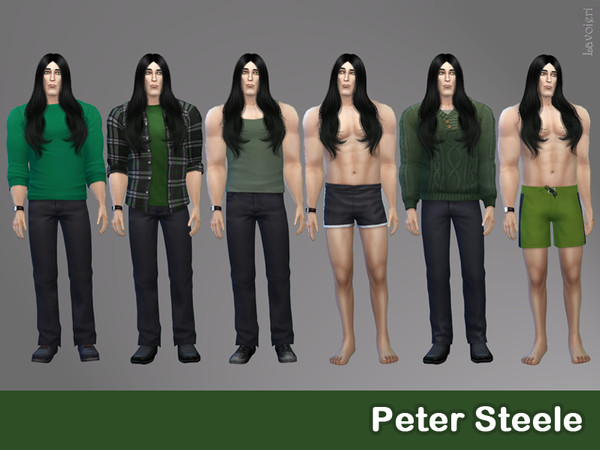 Sims 4 — Peter Steele by Lavoieri — Peter Steele sim from Type O Negative Traits: gloomy, music lover and creative.