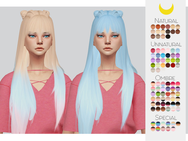 Sims 4 — Hair Retexture 38 - LeahLillith Everyday - Mesh needed by Kalewa-a — -Comes in 90 swatches -Custom Thumbnail