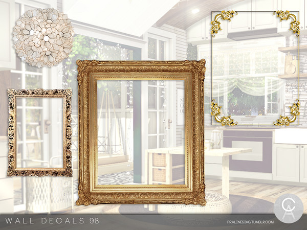 Sims 4 — Wall Decals 98 by Pralinesims — By Pralinesims