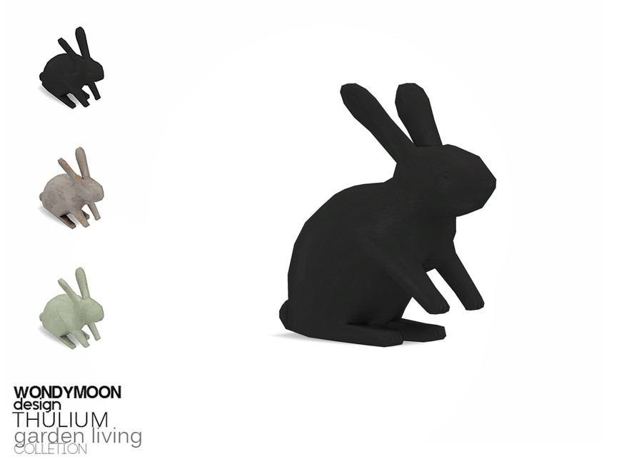 The Sims Resource - Thulium Rabbit Sculpture