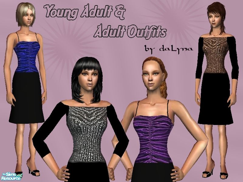 The Sims Resource Outfits Collection No.4