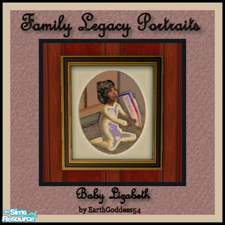 The Sims Resource - Family Legacy Portraits - Baby Lizabeth