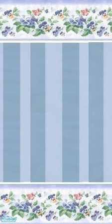 Sims 2 — Springtime - Blue Stripe by DEANNA73070 — 