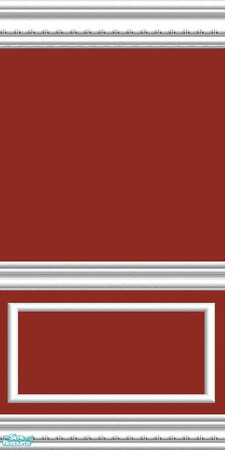 Sims 2 — jsf2CandyAppleWRaill by jsf — From jsf Designs a rich, deep, candy apple red paint with my "White"