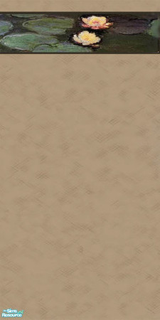 Sims 2 — DiY_Lot_Faun by Dialectically_yours — Dialectically_yours presents the first set of walls inspired by Monet!