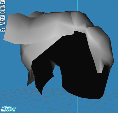 Sims 2 — Hair Mesh for Males AG09 - New Mesh by aikea_guinea — Mesh AG09 hair for teens, young adults, adults, and elder