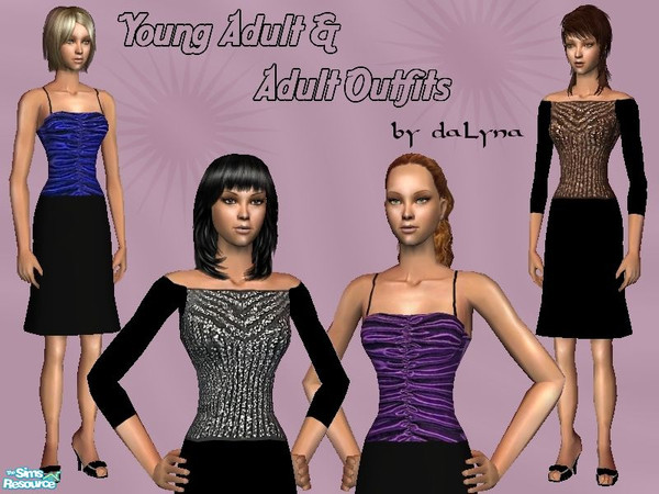 Sims 2 — Outfits Collection No.4 by daLyna — Young Adult & Adult Outfits ..:: Enjoy! ::.. 