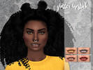 Sims 4 — Glitter Lipstick by Heolims — Giltter lipstick in 9 swatches