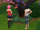 Sims 4 — Uchiha Symbol Female Tank Top by MidnightFrostLover — This is Uchiha top for female sims, Male sims can also