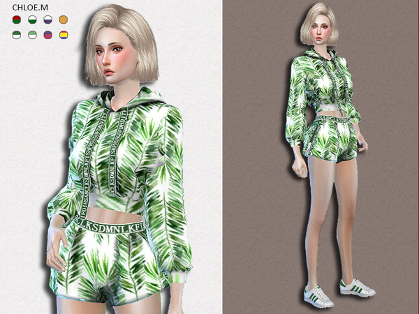 The Sims Resource - Sports Hoodie and Shorts 2