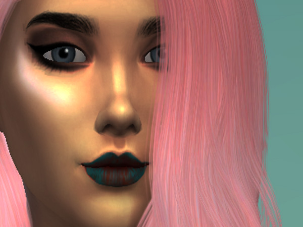 Sims 4 — lipstick by GalaxyBlu — my first cc. dont steal.