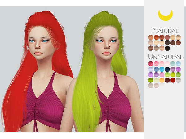 Sims 4 — Hair Retexture 30 - Leahlillith Nelli - Mesh needed by Kalewa-a — -Comes in 43 swatches -Custom Thumbnail