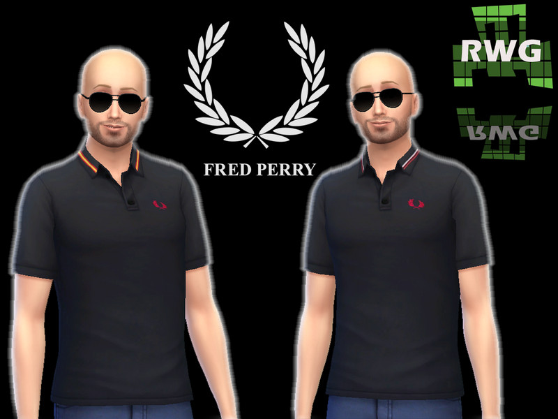 Sims 4 The Sims Resource | Fred Perry Polo Shirts 01 by TSR Creator