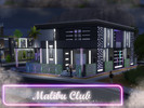 Sims 4 — [NO CC] Malibu Club - The best Club in the City by theonlySino — A new club for your city! My only inspiration