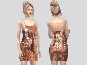 Sims 4 — Rainer - dress by -April- — Hey! This detailed dress comes with a new mesh and 5 color options. Enjoy x