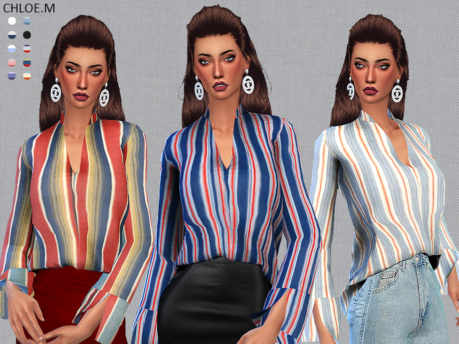 The Sims Resource - blouse for female