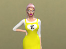 Sims 4 — Trixie Mattel Yellow Pinafore Dress - Mesh needed by bluebellkara — Based off of Trixie's All Stars 3 look in
