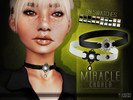 Sims 4 — Miracle Choker by Blahberry_Pancake — *New Mesh* - necklace category - 20 swatches - all LOD's - HQ textures -