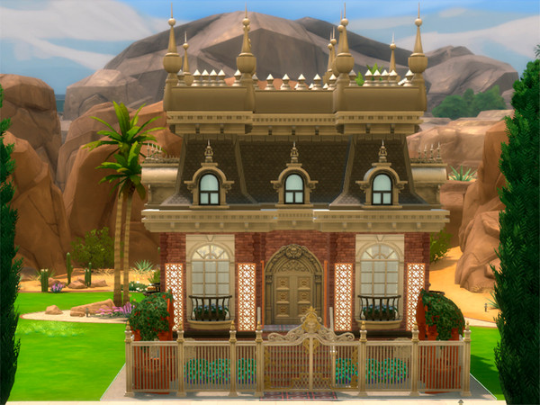 Sims 4 — CHAOS! STARTER! MANOR! by OVERLORD_CHAOS — the perfect starter manor for any starter family. will give you the