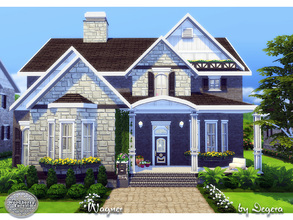 Sims 4 — Wagner by Degera — Pretty and traditional, featuring five bedrooms, four bathrooms, formal living and dining,
