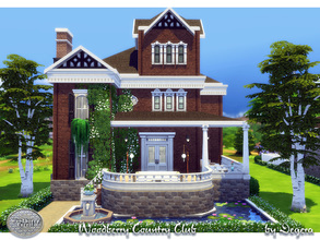 Sims 4 — Woodberry Country Club by Degera — Dine in sophistication at the Woodberry Country Club. This full service