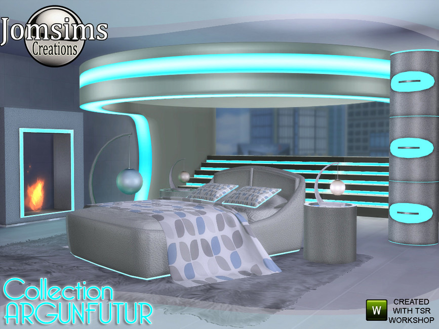 The Sims Resource - argunfutur bedroom led and reflections