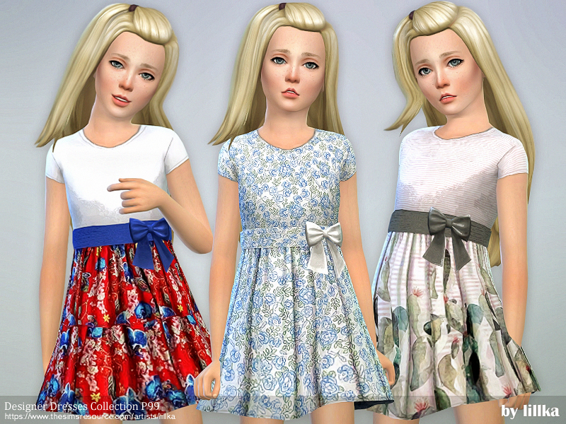 The Sims Resource - Designer Dresses Collection P99