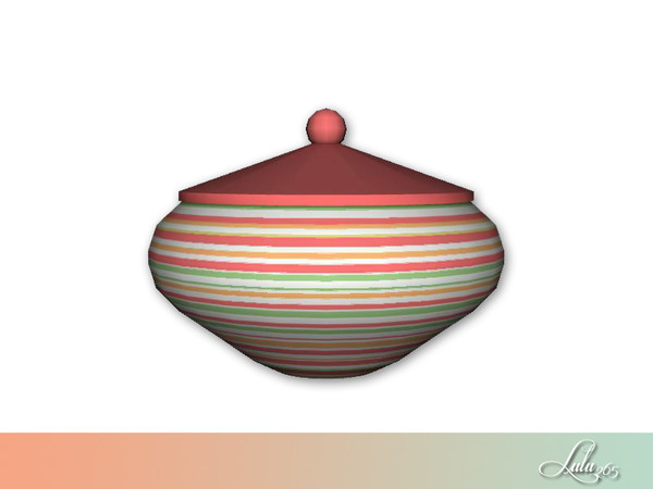 Sims 4 — Heidi Bedroom Vase by Lulu265 — Part of the Heidi Bedroom Set 