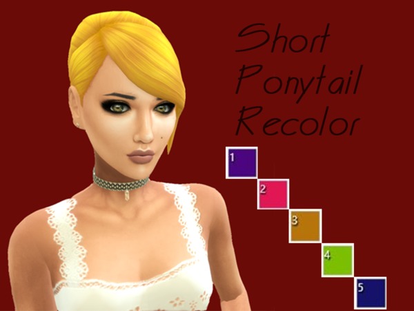 Short Ponytail Recolor (LadyLorelai) - Dine Out needed