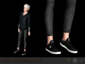Sims 3 — Sneakers #2 by Shushilda2 — Conversion from the game Tony Hawk Low poly | recolorable channels | CAS and