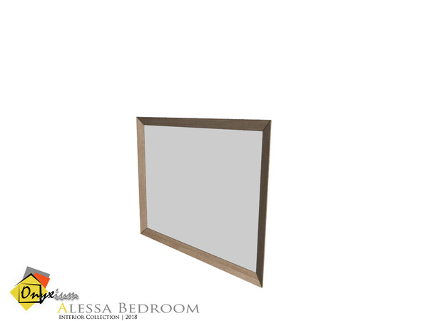 Sims 4 — Alessa Mirror    by Onyxium — Onyxium@TSR Design Workshop Bedroom Collection | Belong 2018 Year