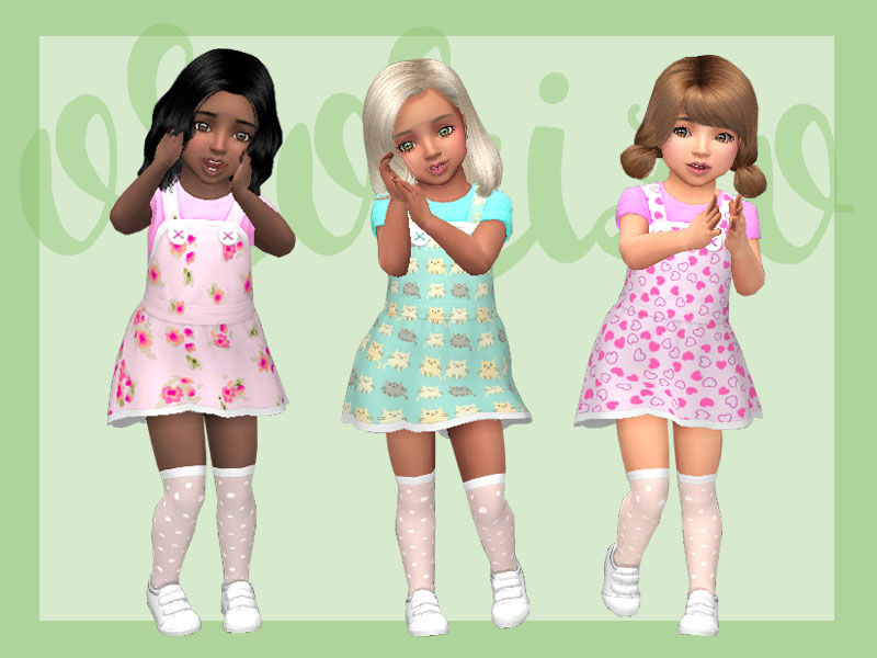 The Sims Resource - Toddler Playdate N05 - Pinafore - Toddlers SP needed