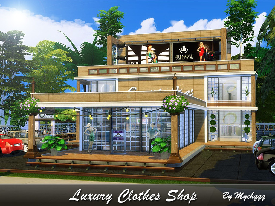 The Sims Resource - Luxury Clothes Shop