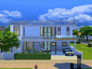 Sims 4 — Midtown Modern home NO CC by Satoyuki1980 — This Midtown modern 2 Story home was built on a 40x30 lot this home