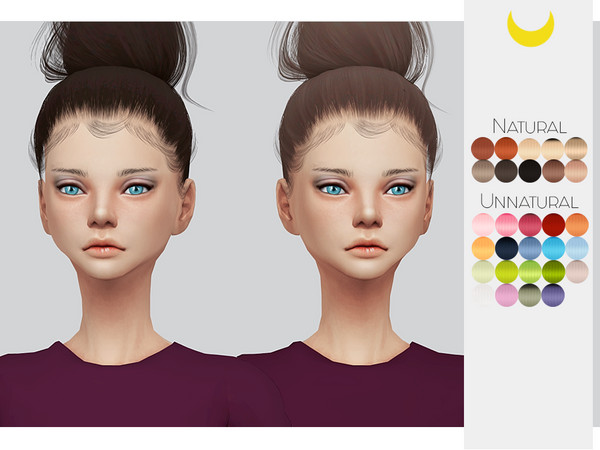 Sims 4 — Hair Retexture 53 - LeahLillith Ayla by Kalewa-a — -Comes in 30 swatches -Solids Only -Custom Thumbnail -Need's