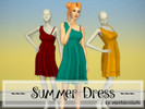 Sims 4 — Summer Dress by maretabuniketa2 — Basegame Compatible Teen to Elder Everyday, Formal and Party All Morphs Mesh