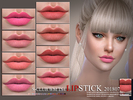 Sims 4 — S-Club WM ts4 Lipstick 201807 by S-Club — Lipstick, 10 swatches, hope you like, thank you.