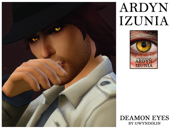 Sims 4 — Ardyn Izunia [Deamon & Normal Eyes] by Gwyndolin — Ardyn Izunias eyes from FFXV. Includes both the Normal