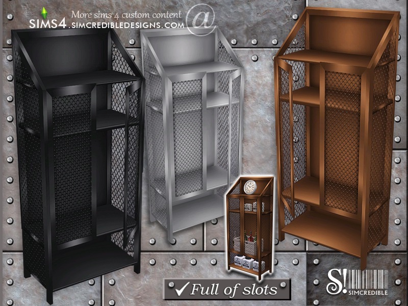 Simcredible S Industrial Kitchen Shelves Ajar Doors