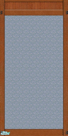 Sims 2 — Mission Panel Blue Wallpaper by karlik-nos — This wall treatment is based on the Maxis panel from OFB, which has